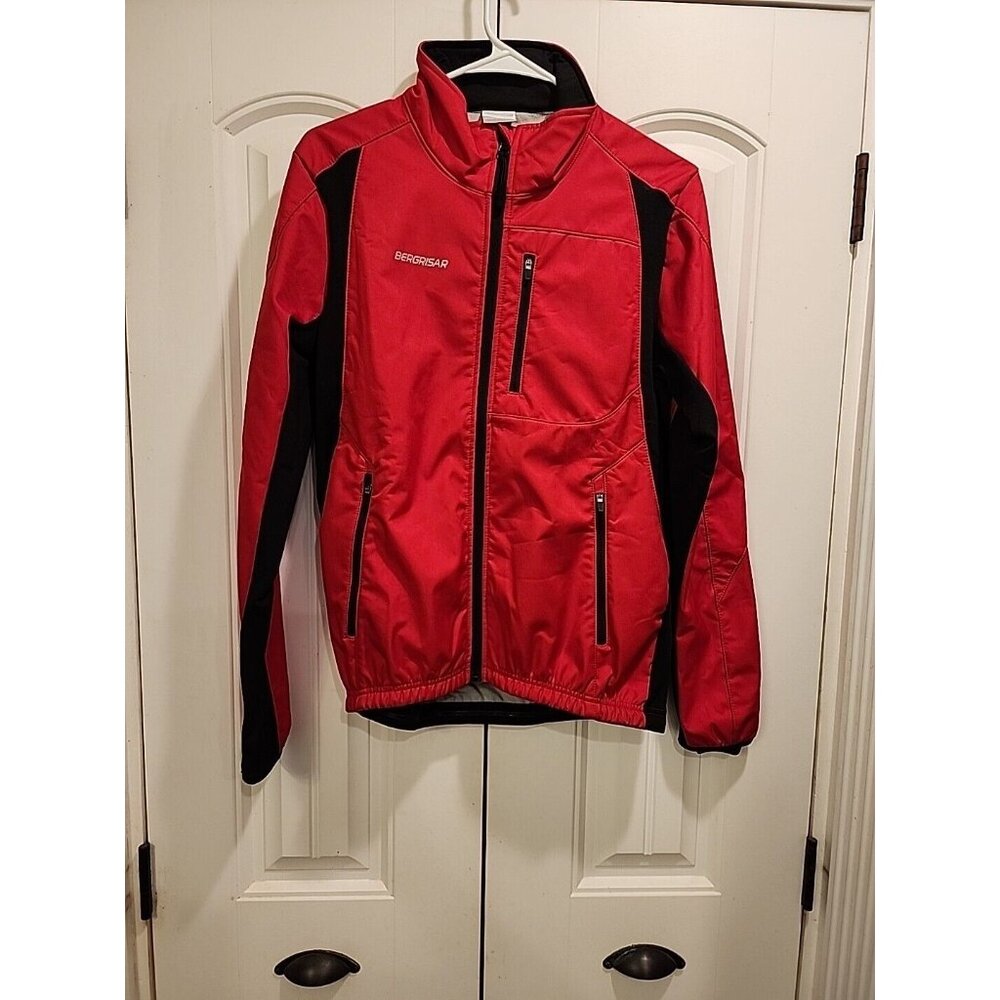 BERGRISAR Winter Cycling Jacket for Men Softshell Windproof Thermal Sz S Bike